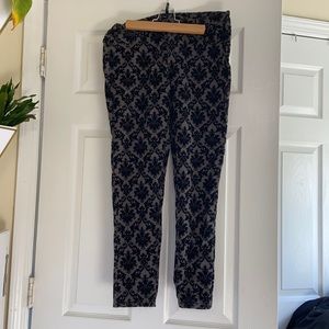 Celebrity Pink grey/black textured pattern skinny jeans